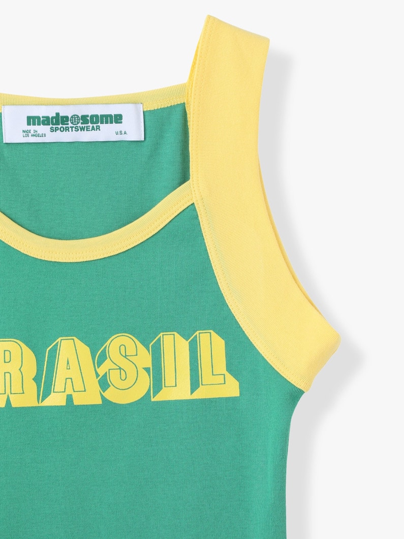 カントリー タンクトップ（ブラジル/ギリシャ） 詳細画像 white 2