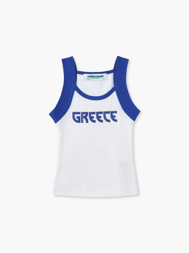 カントリー タンクトップ（ブラジル/ギリシャ） 詳細画像 white 3