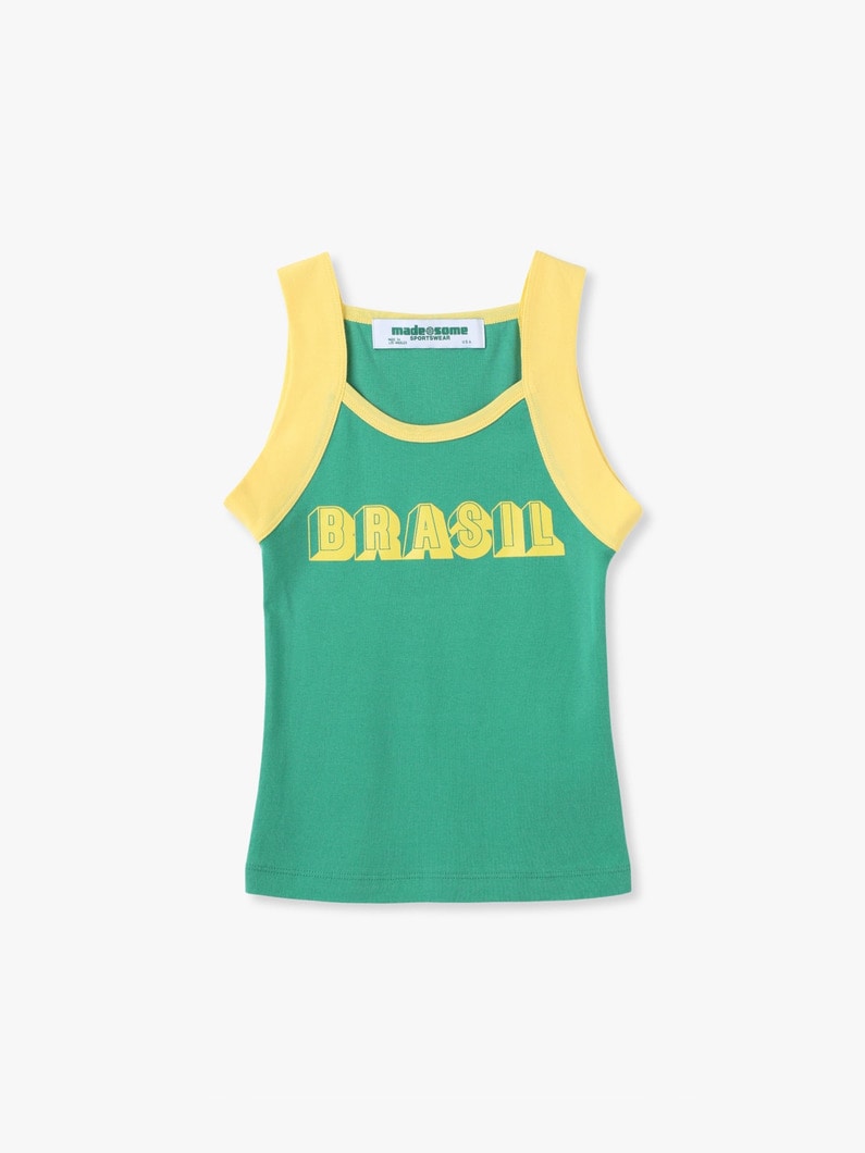 カントリー タンクトップ（ブラジル/ギリシャ） 詳細画像 green 3