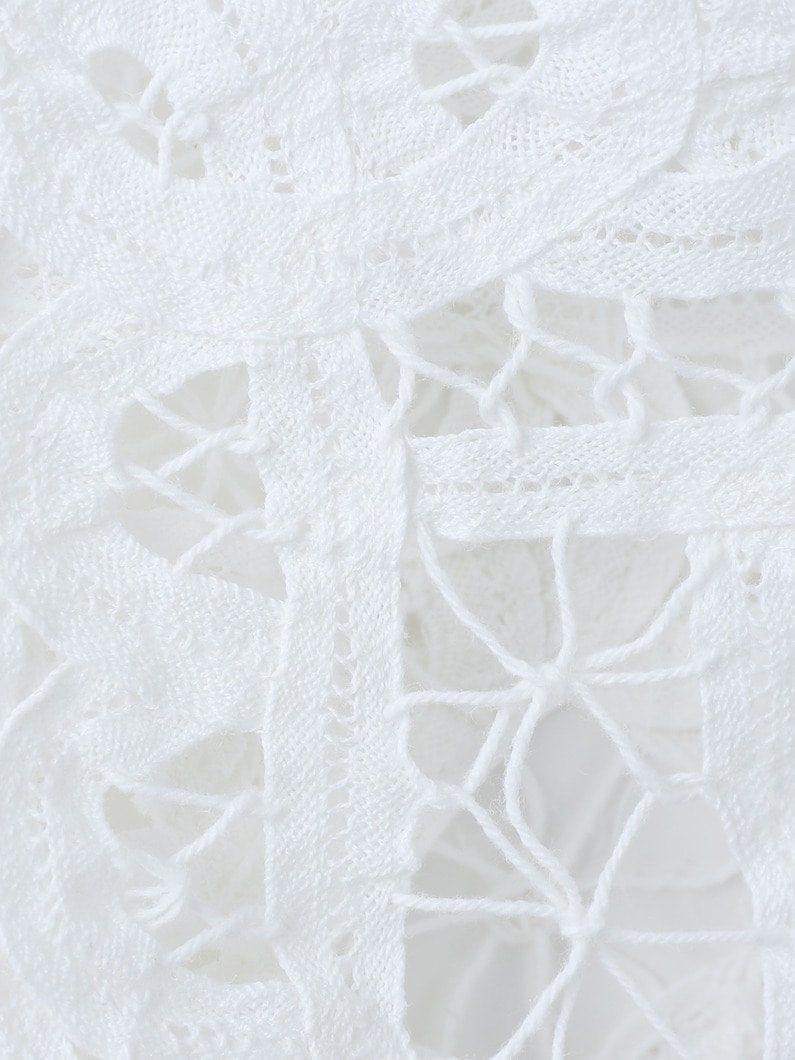 コードレース キャミソール トップ 詳細画像 white 3