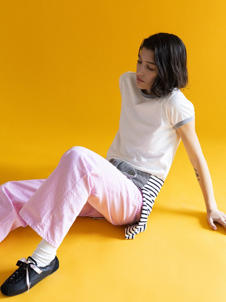 リンガーティー（ホワイト/ブルー/チャコールグレー） 詳細画像 white 4