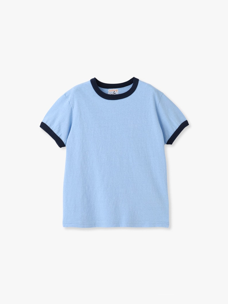 リンガーティー（ホワイト/ブルー/チャコールグレー） 詳細画像 blue 4