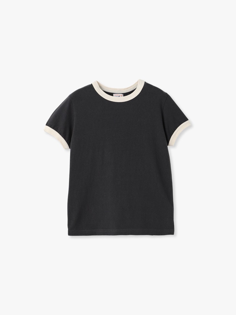 リンガーティー（ホワイト/ブルー/チャコールグレー） 詳細画像 charcoal gray 4