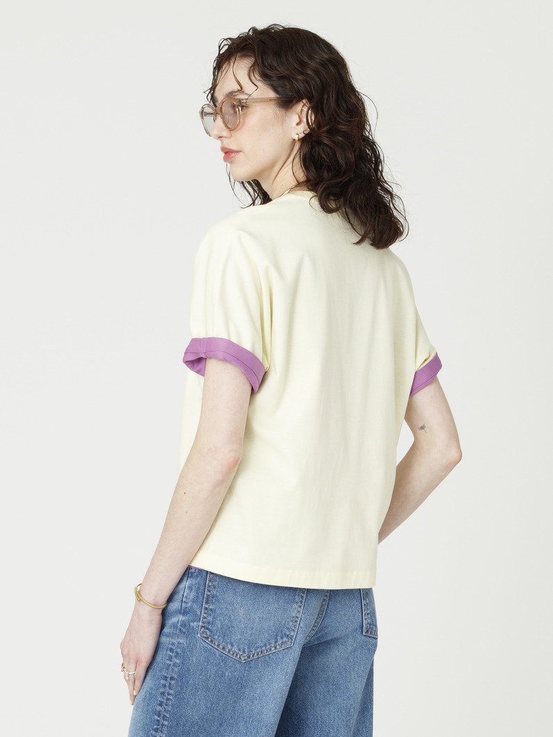 オーガニックコットン ポンチティー（イエロー） 詳細画像 yellow 3