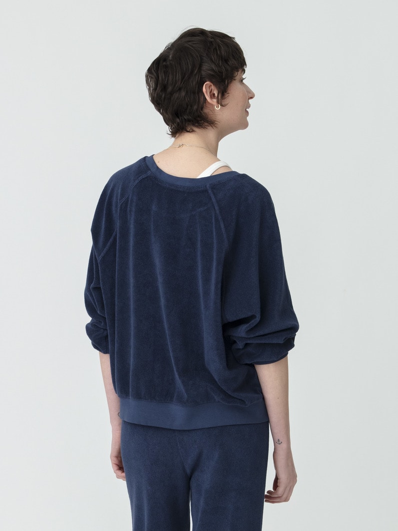 サモス オーバーサイズ スウェット シャツ（ネイビー） 詳細画像 navy 2