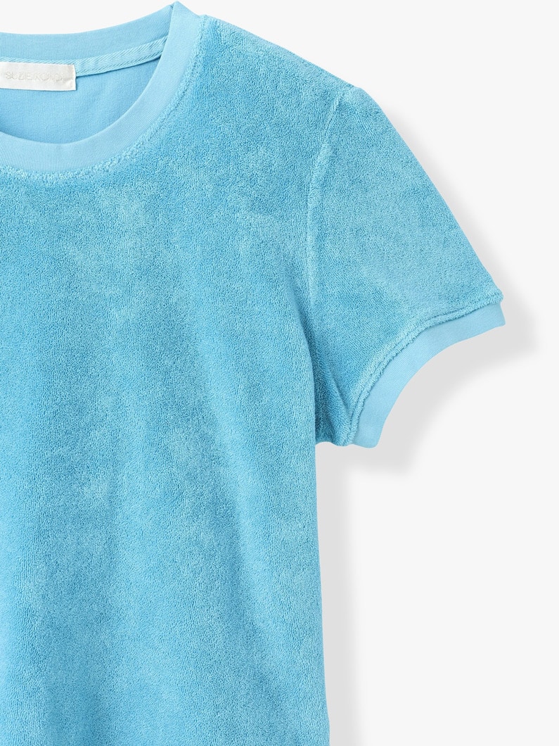 カルピ クルーネック ティー（ピンク/ブラウン/ターコイズ） 詳細画像 turquoise 2