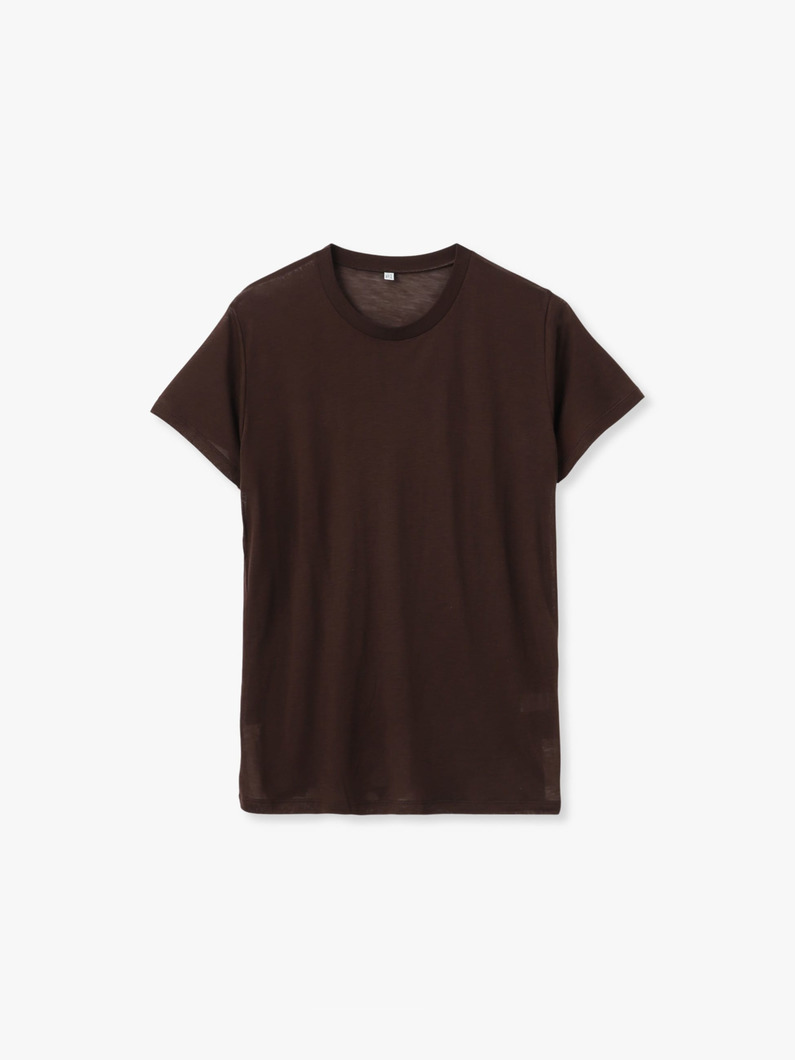 クルーネック ティー（ブラウン） 詳細画像 brown 4