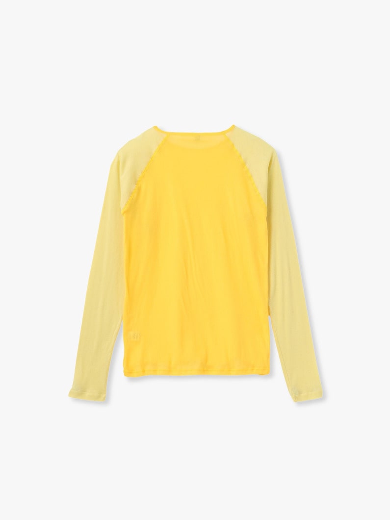 ジーン ロングスリーブ ティー（イエロー） 詳細画像 yellow 1