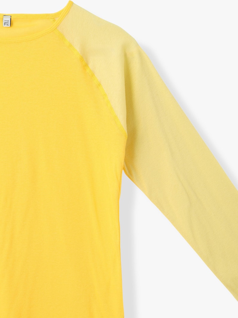 ジーン ロングスリーブ ティー（イエロー） 詳細画像 yellow 2