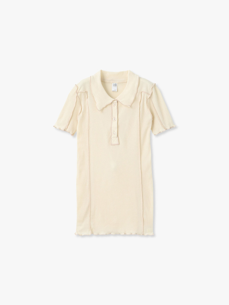 オマト ポロトップ 詳細画像 white