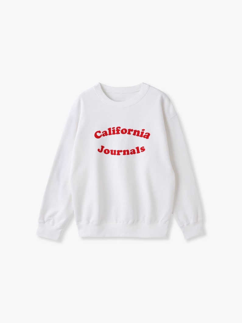カリフォルニア ジャーナル スウェット プルオーバー 詳細画像 white 2