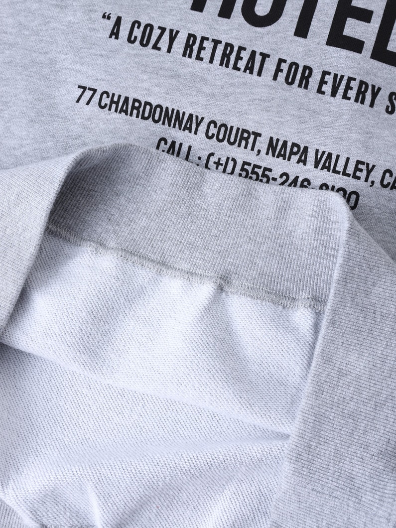 カリフォルニア ヴァリー ホテル スウェット プルオーバー 詳細画像 gray 4