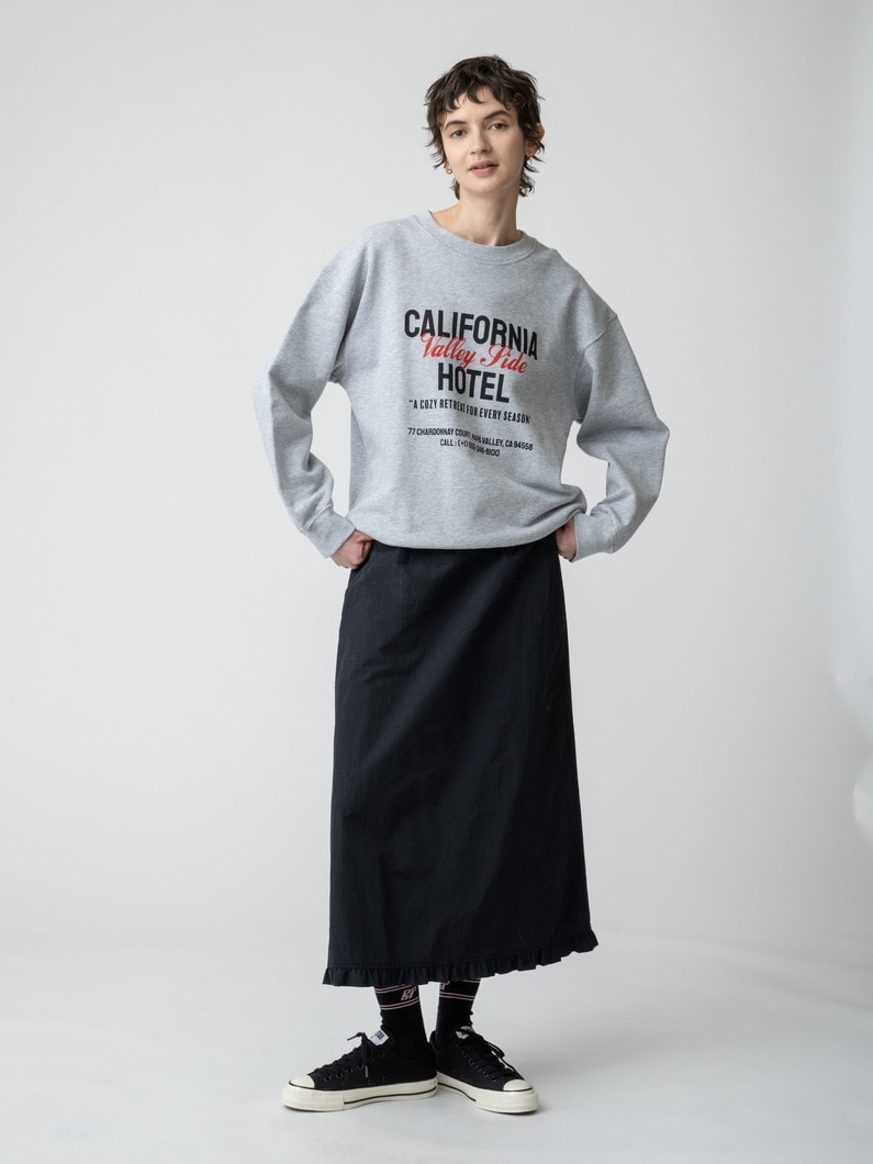 カリフォルニア ヴァリー ホテル スウェット プルオーバー 詳細画像 gray 2