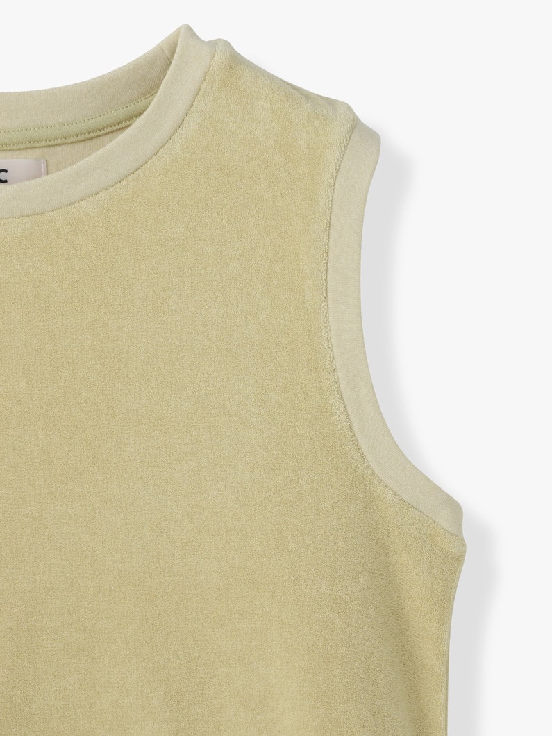 パイル スリーブレストップ（イエロー/ブルー/ブラック） 詳細画像 yellow 2