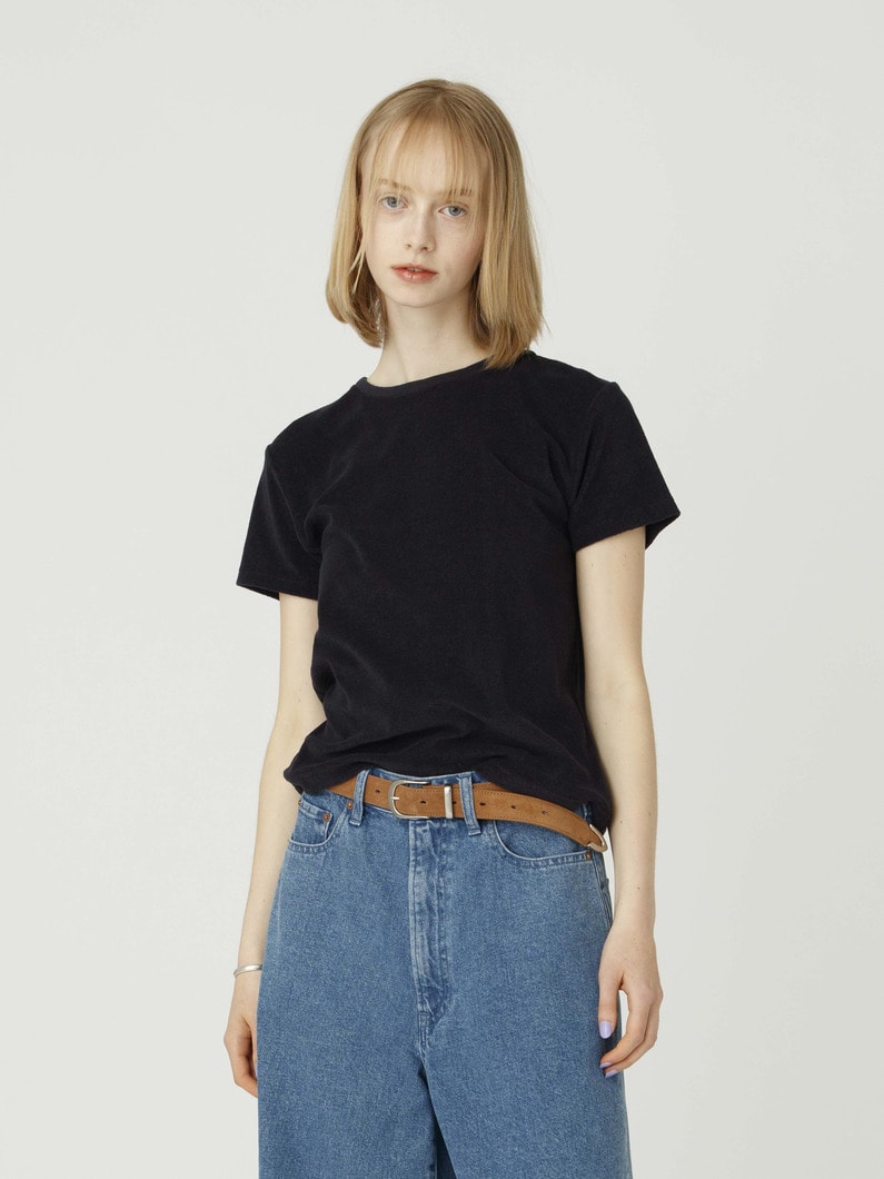 パイル ティー（イエロー/ブルー/ブラック） 詳細画像 black