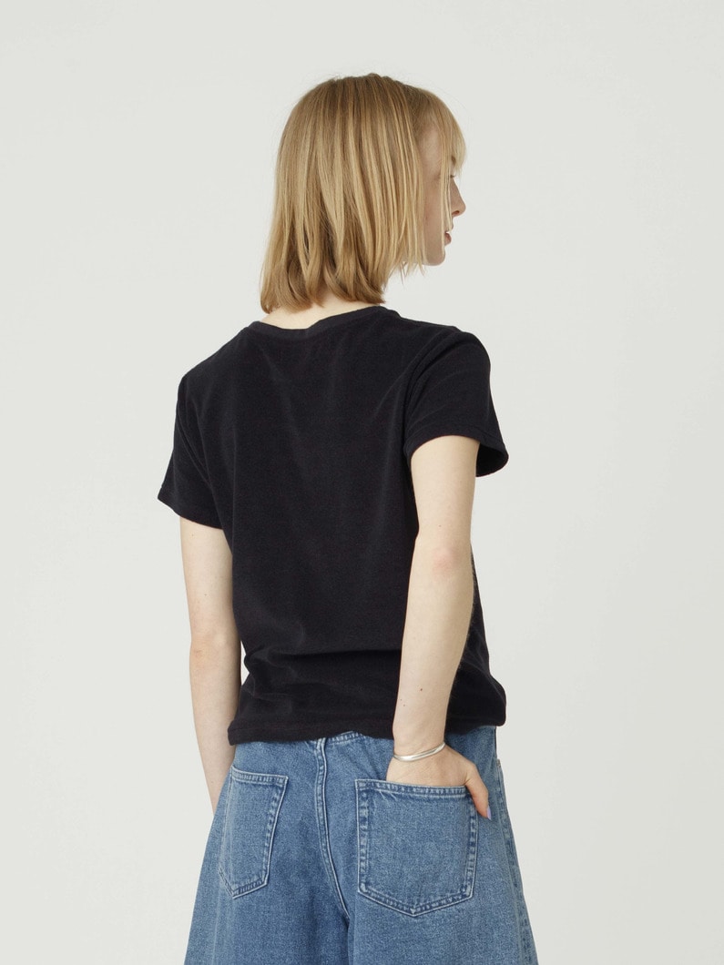 パイル ティー（イエロー/ブルー/ブラック） 詳細画像 black 2