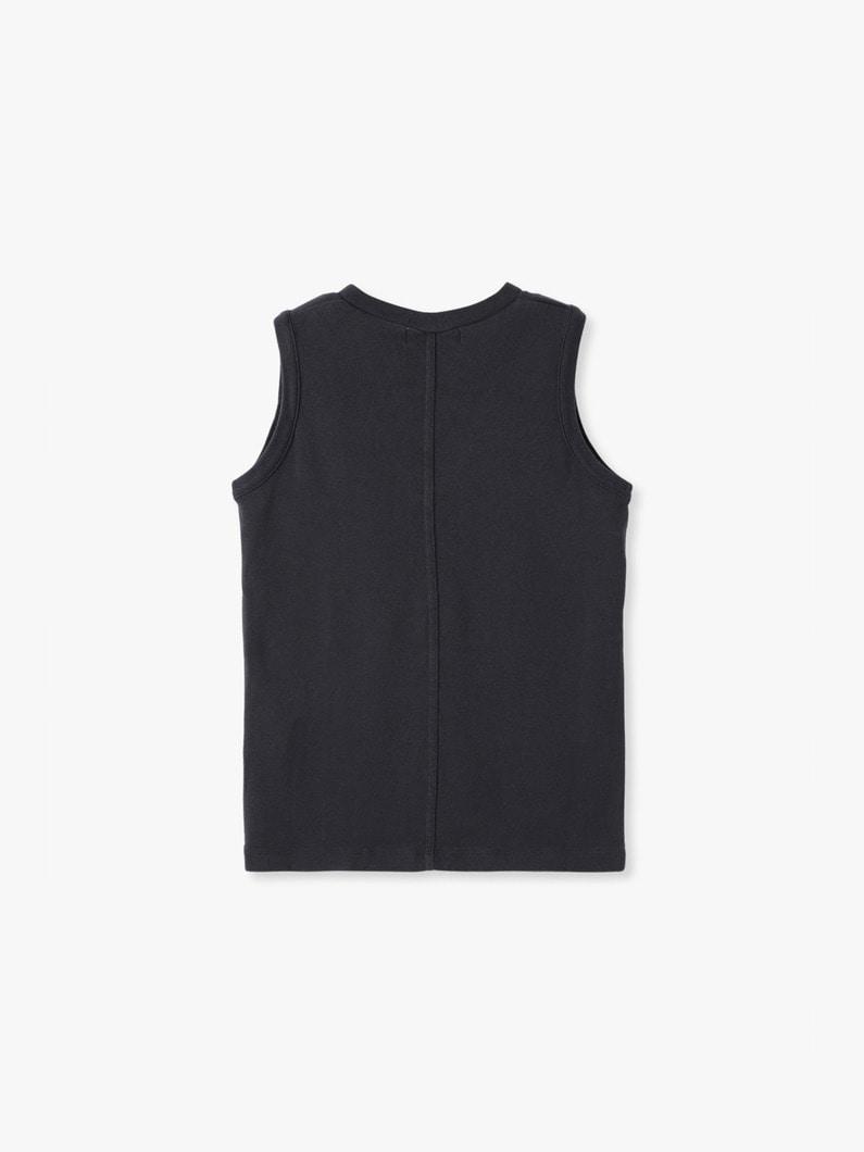 Vネック スリーブレス トップ 詳細画像 charcoal gray 1