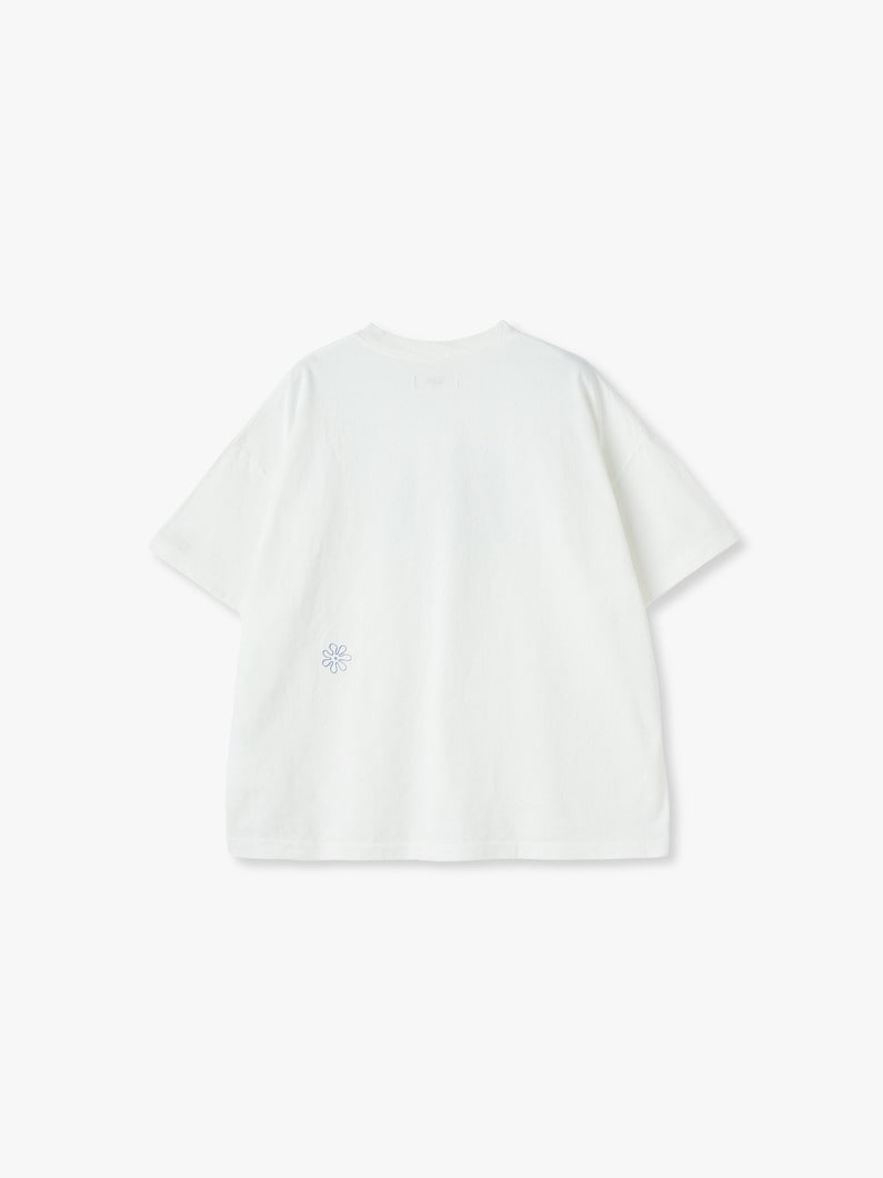 メッセージ プリントティー 詳細画像 white 1