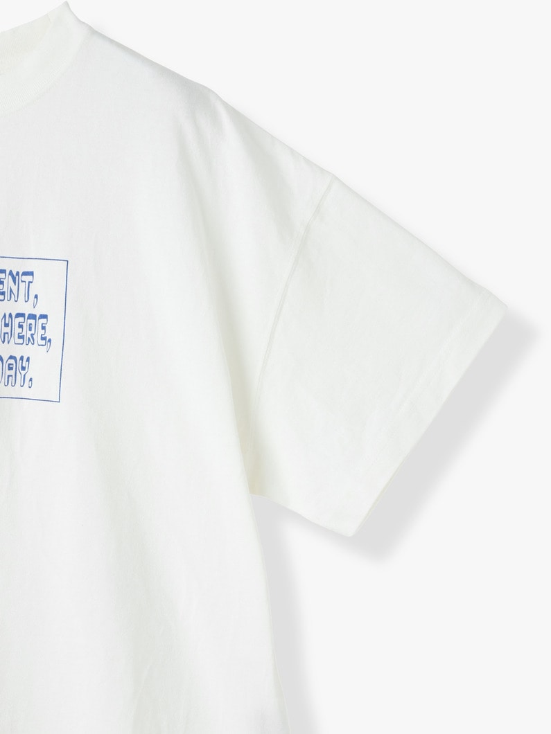 メッセージ プリントティー 詳細画像 white 2