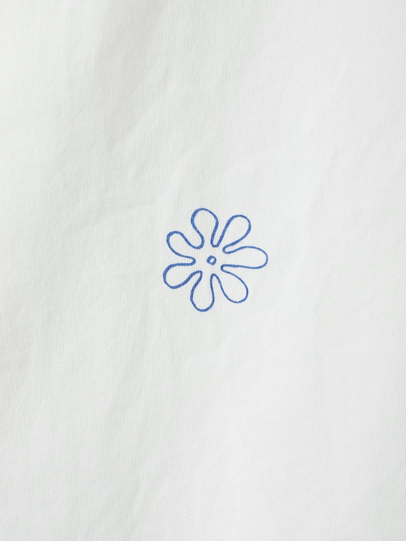 メッセージ プリントティー 詳細画像 white 3