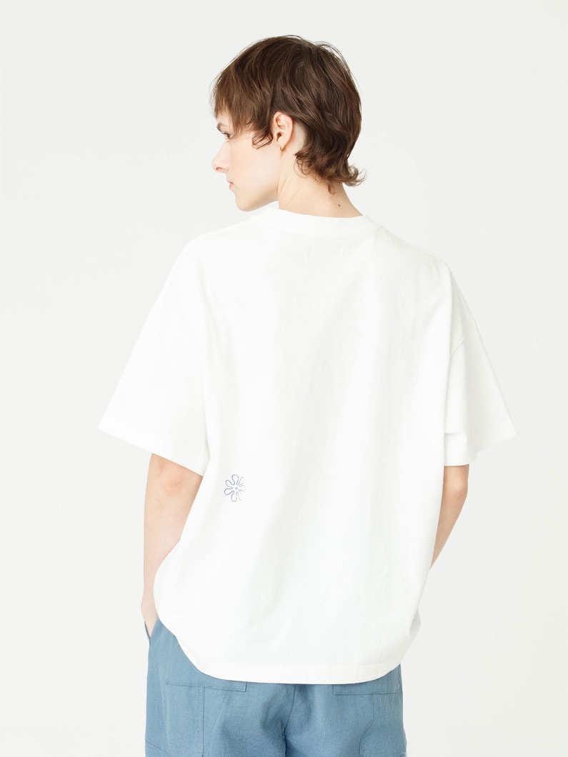 メッセージ プリントティー 詳細画像 white 3