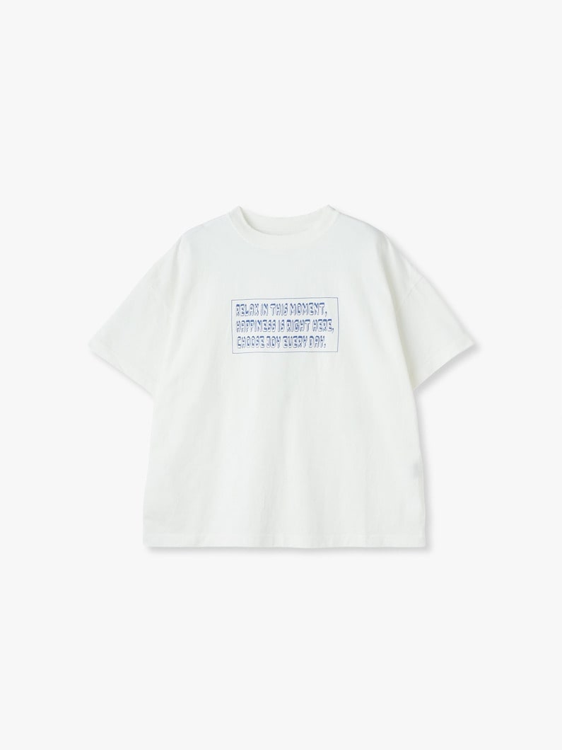 メッセージ プリントティー 詳細画像 white 4