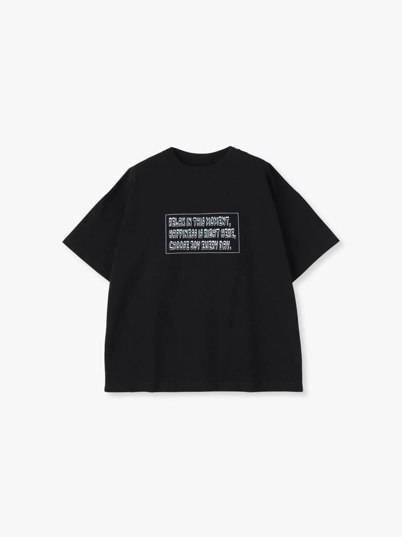 メッセージ プリントティー 詳細画像 black 4