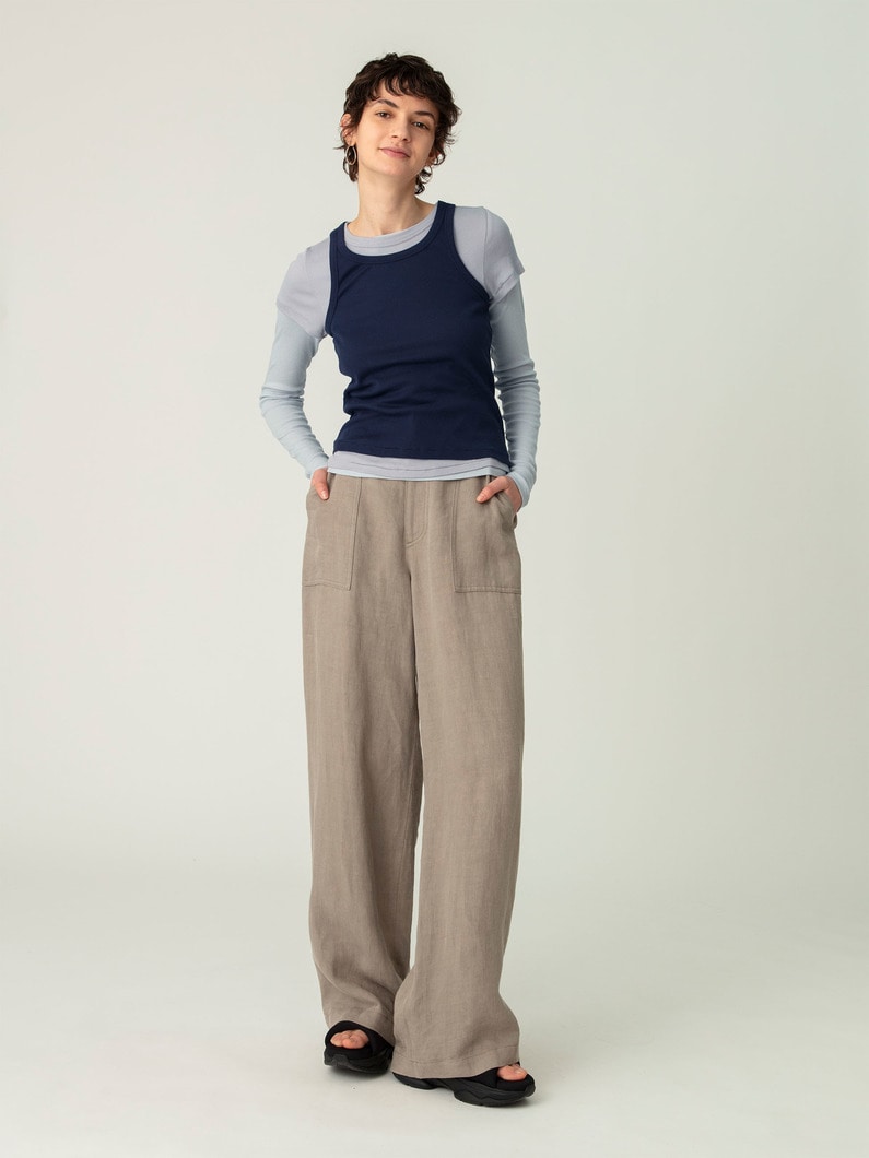 3ピース レイヤード トップス 詳細画像 navy 5