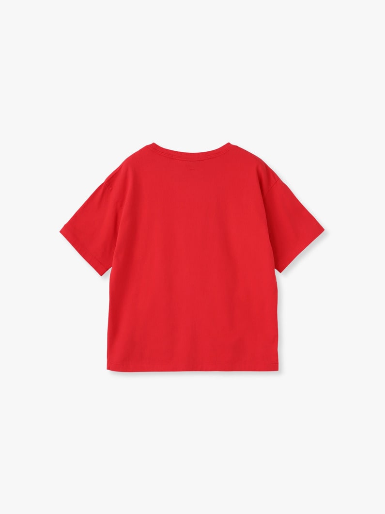 オーガニックコットン ティー（ホワイト/レッド/ダークグレー） 詳細画像 dark gray 1