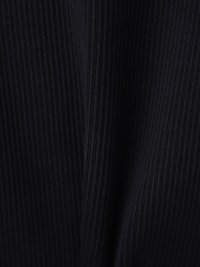 ハイツイスト コットン リブ スリーブレス トップ 詳細画像 yellow 3