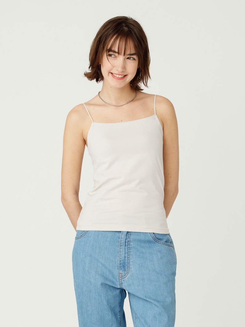 カップイン キャミソール（ブラック/グレー/ライトグレー） 詳細画像 light gray