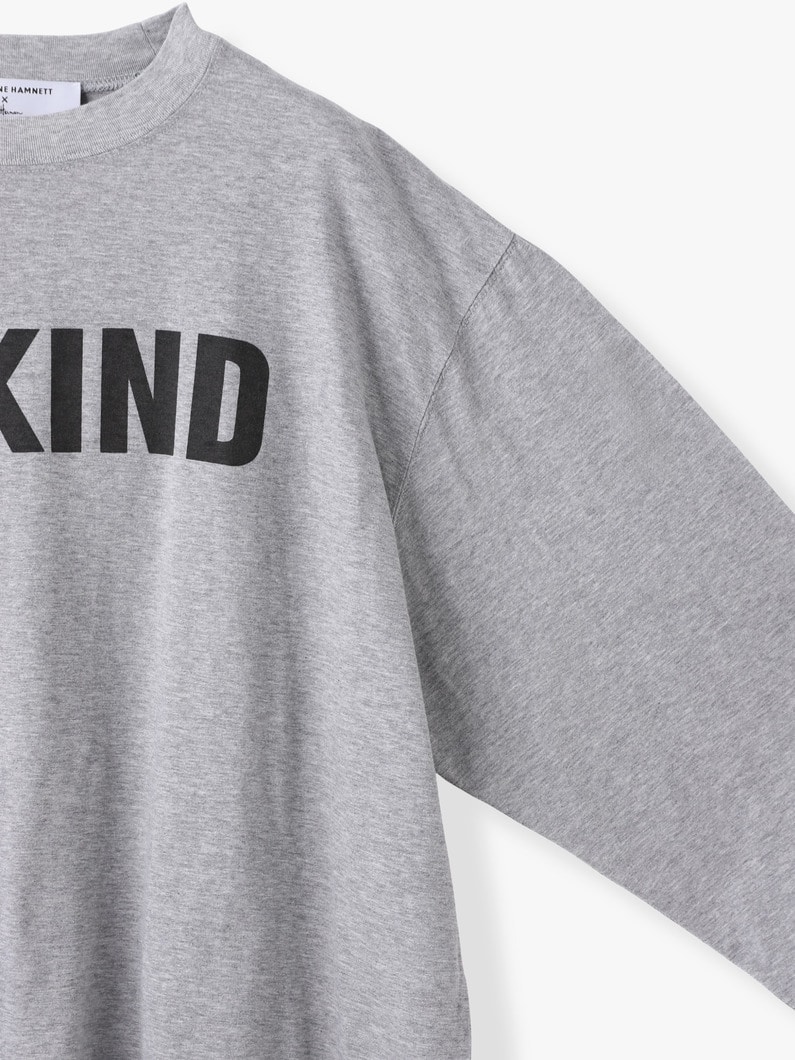 ビーカインド ロングスリーブ ティー 詳細画像 gray 2