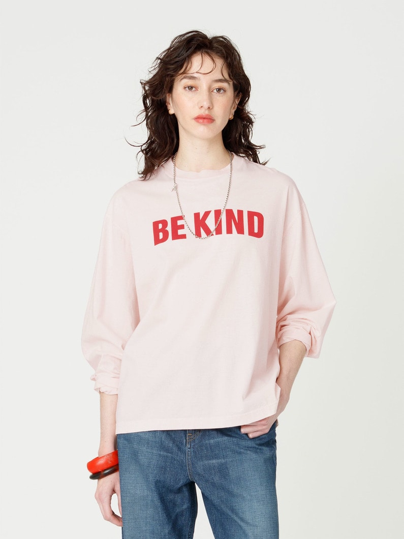 ビーカインド ロングスリーブ ティー 詳細画像 pink