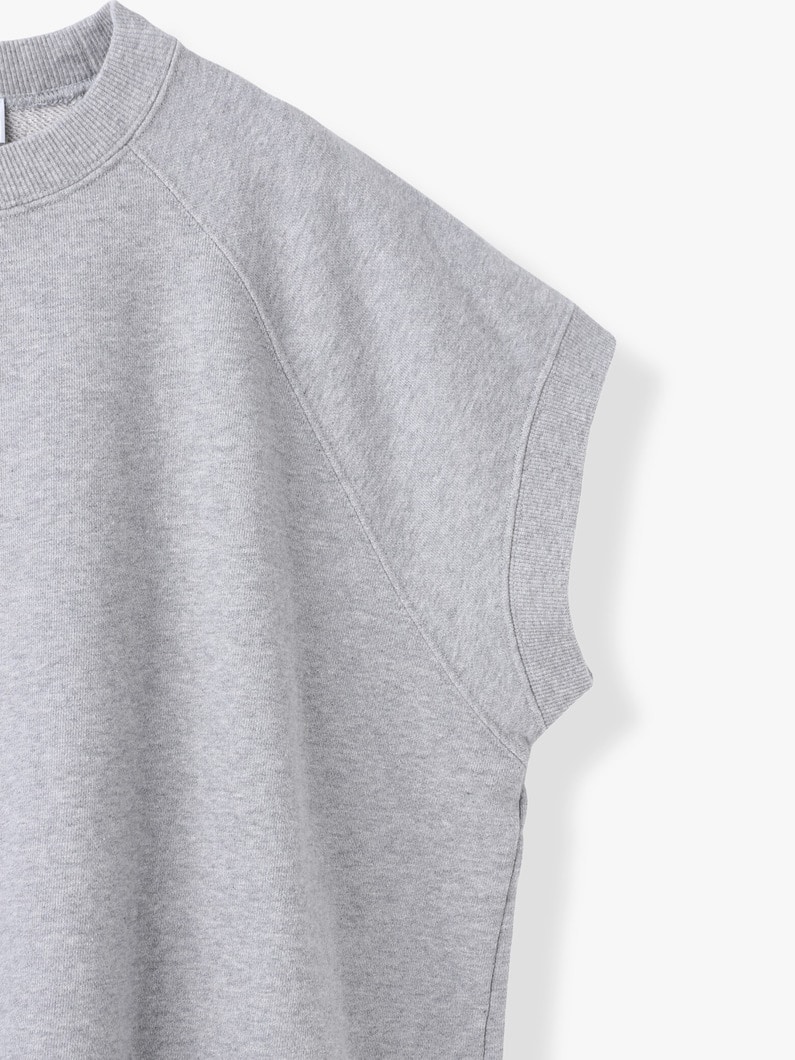 ガーメントダイ フレンチスリーブ スウェット トップ 詳細画像 lavender 2