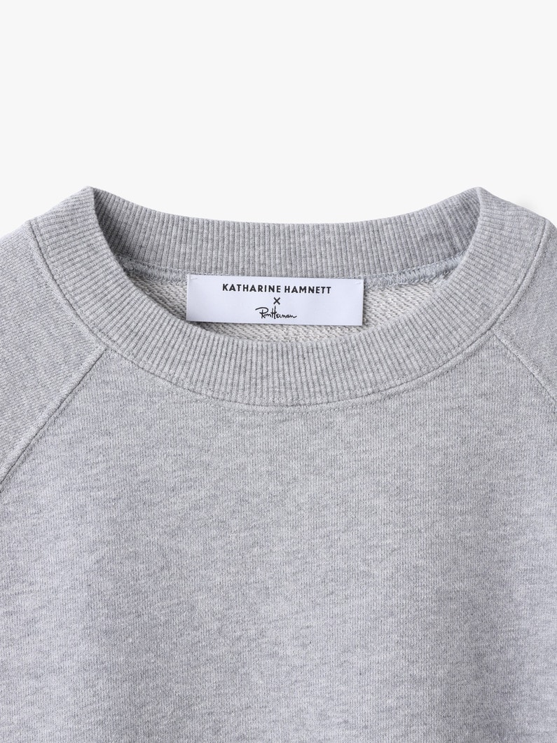 ガーメントダイ フレンチスリーブ スウェット トップ 詳細画像 lavender 3