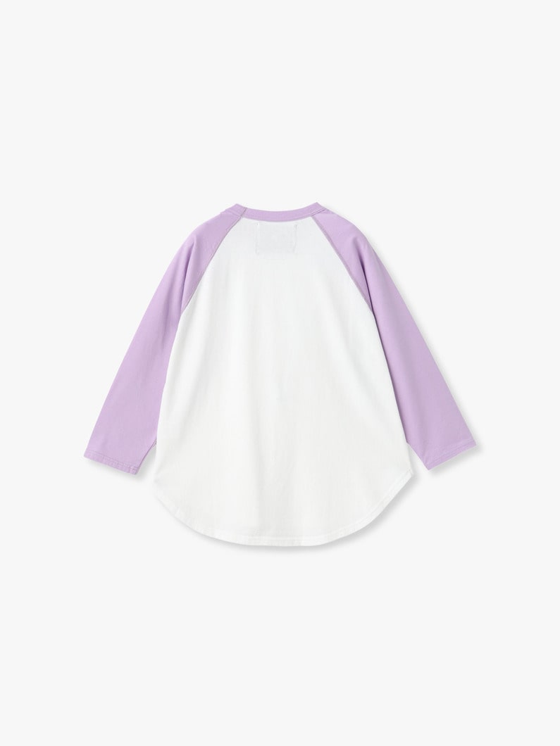 ロゴ ラグラン ロングスリーブ ティー 詳細画像 lavender 1