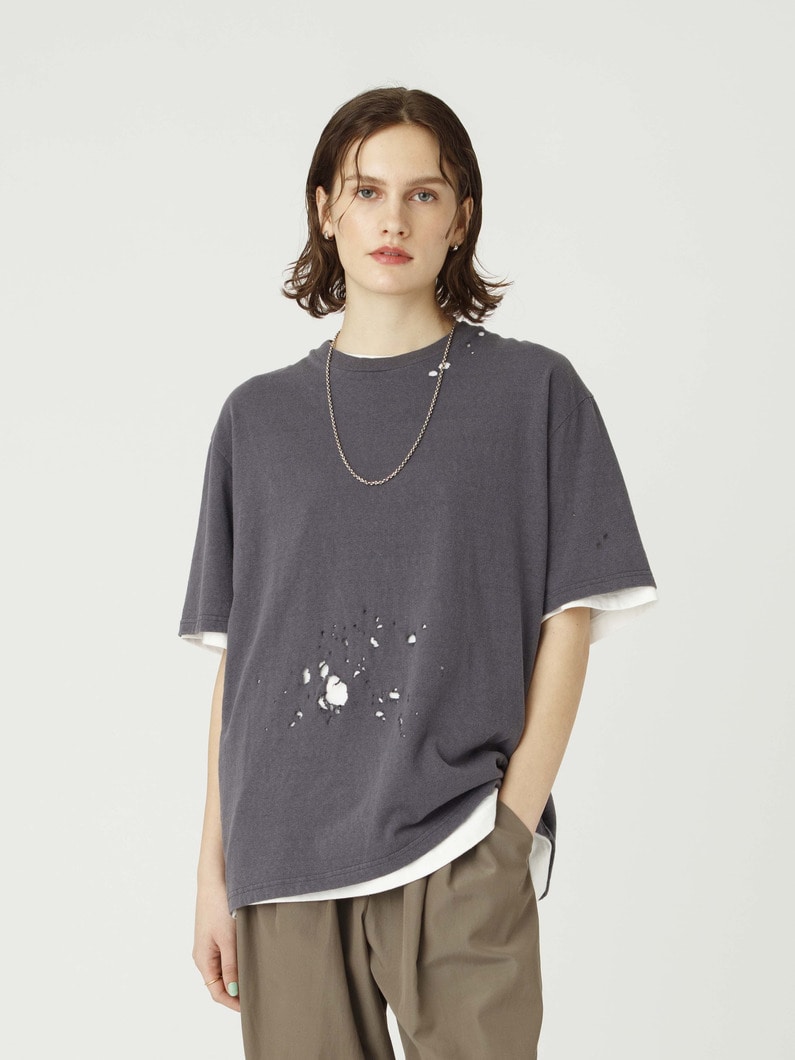 クラッキング ヴィンテージ ティー 詳細画像 charcoal gray