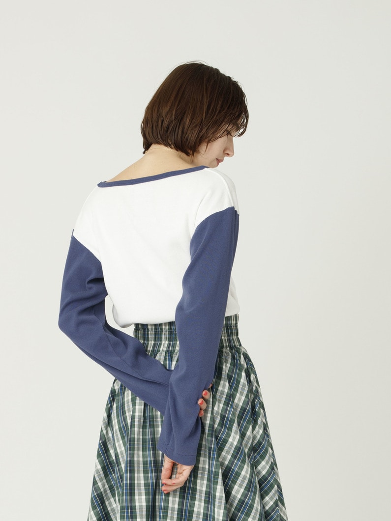 ラグラン ロングスリーブティー（XS） 詳細画像 blue 2