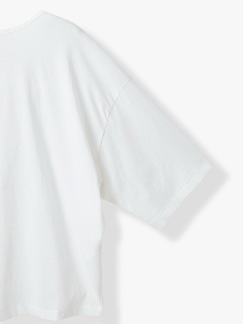 スビンコットン 2WAY ティー 詳細画像 white 2
