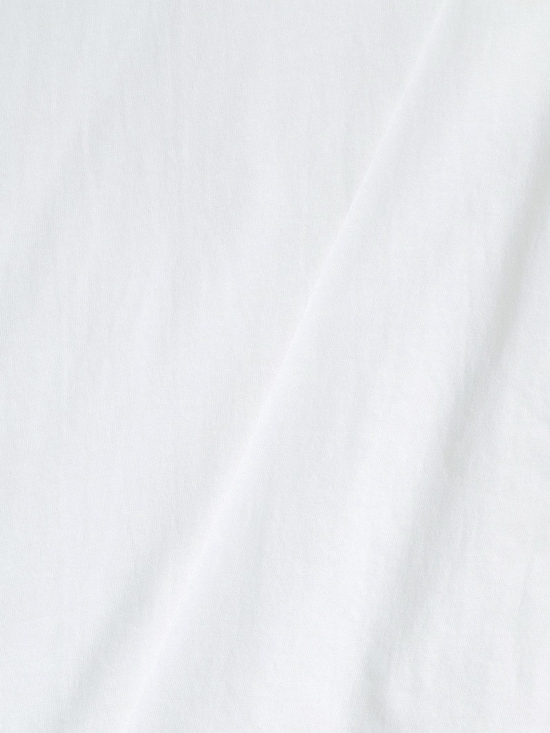 スビンコットン 2WAY ティー 詳細画像 white 3