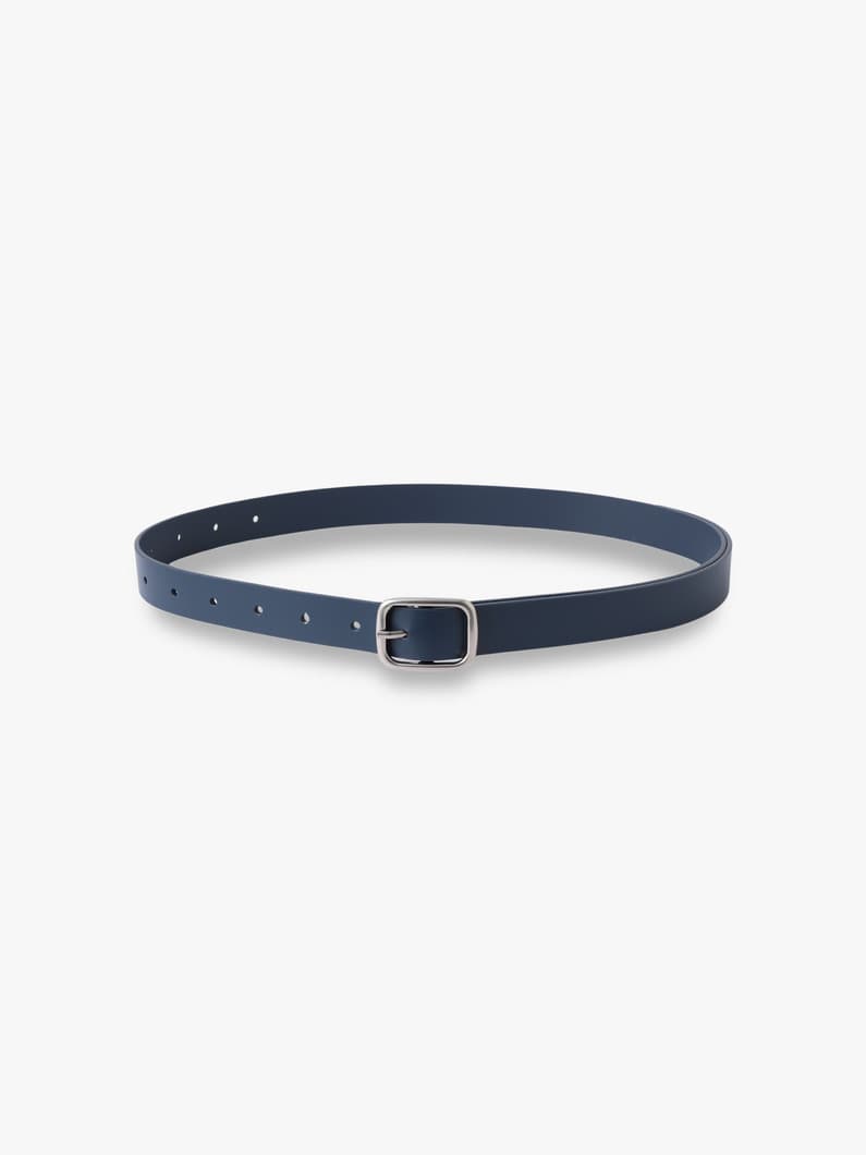 レザー ベルト（ブラック/ネイビー） 詳細画像 navy