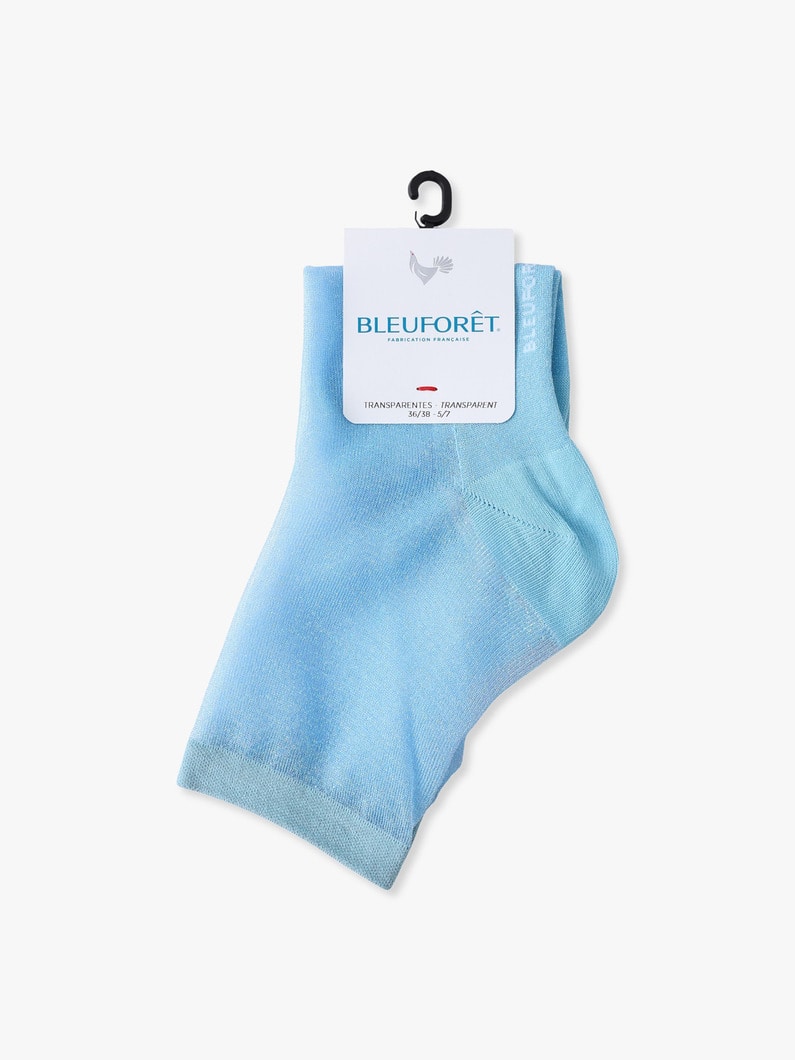 シースルー アンクルソックス 詳細画像 blue 1