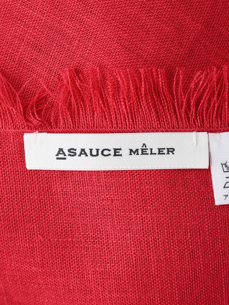 オーガニックリネン ドライキャンバススクエア ⅲ ストール 詳細画像 ivory 2