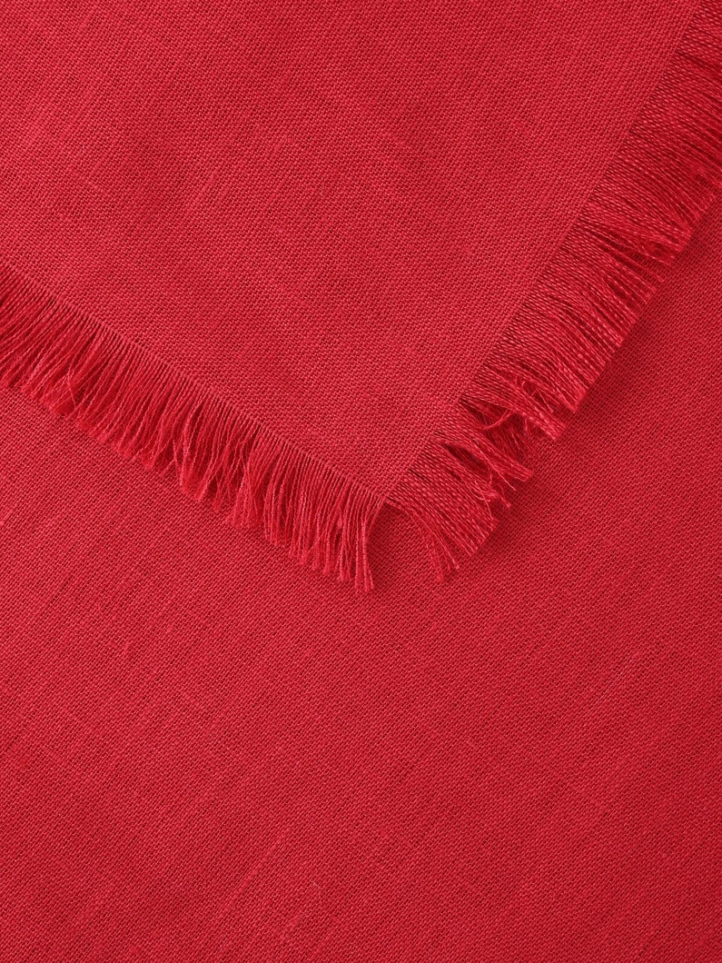 オーガニックリネン ドライキャンバススクエア ⅲ ストール 詳細画像 ivory 3