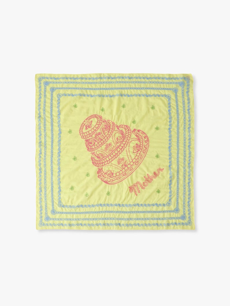 イット ダウン ケーキ ステッチ スカーフ 詳細画像 yellow 2