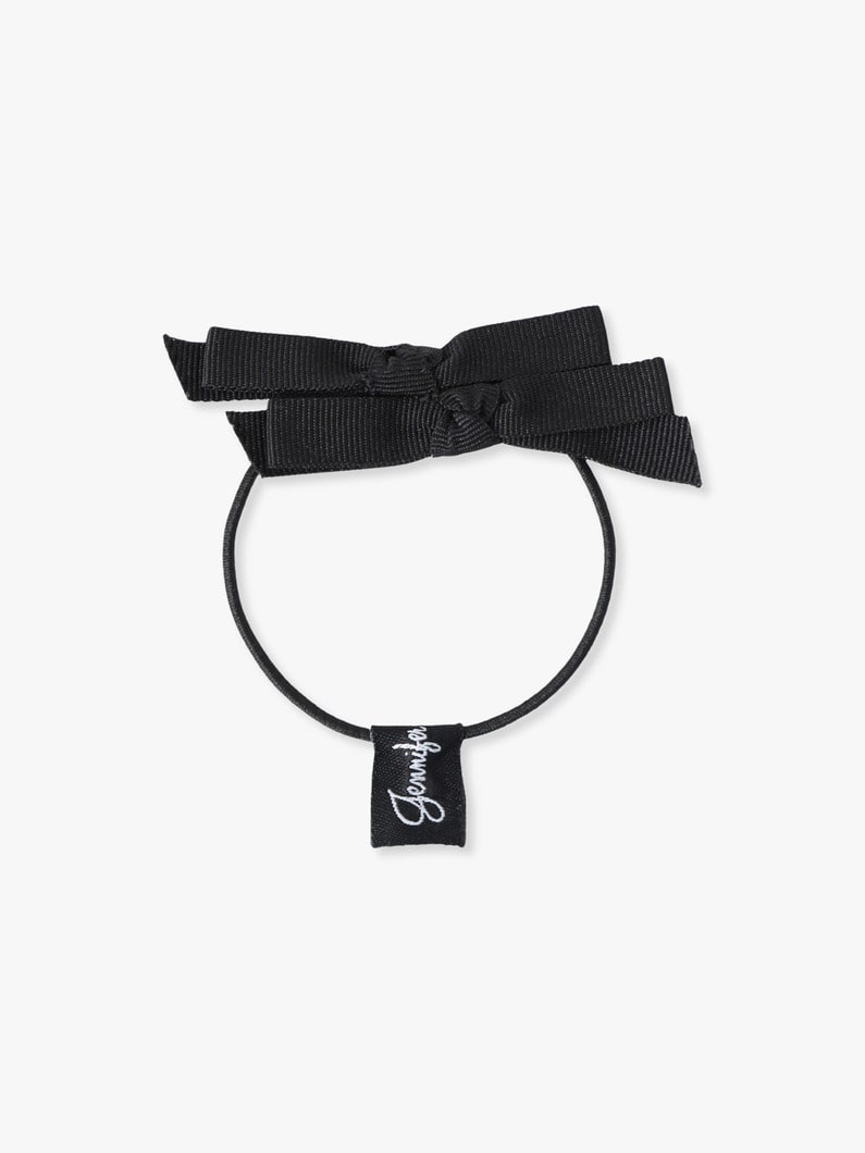 グログラン ダブル ボウ ヘアタイ 詳細画像 black 1