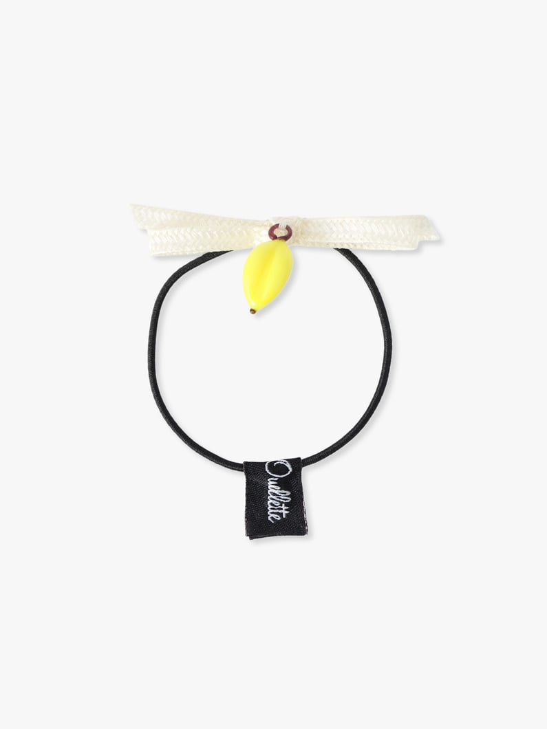 フルーティー ストローボウ ヘアタイ 詳細画像 white