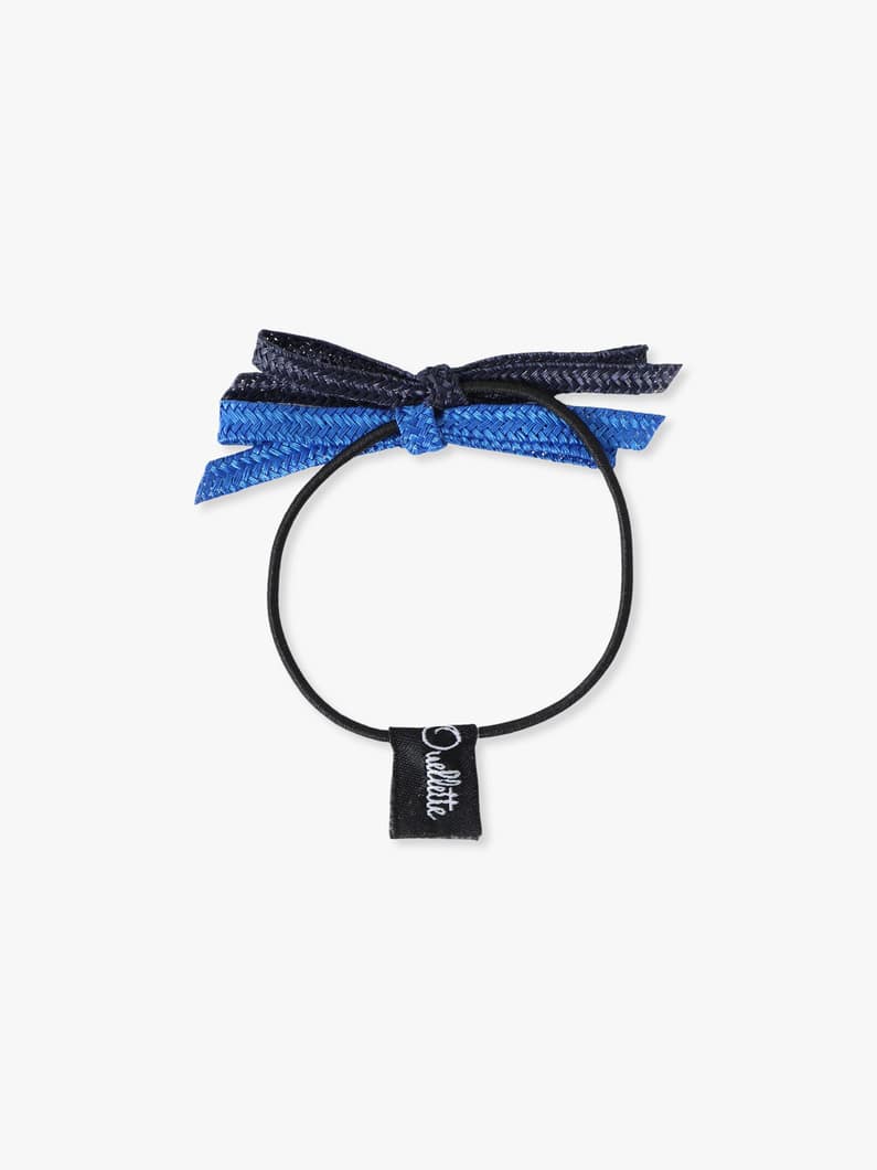 ストロー ダブル ボウ ヘアタイ 詳細画像 yellow 1