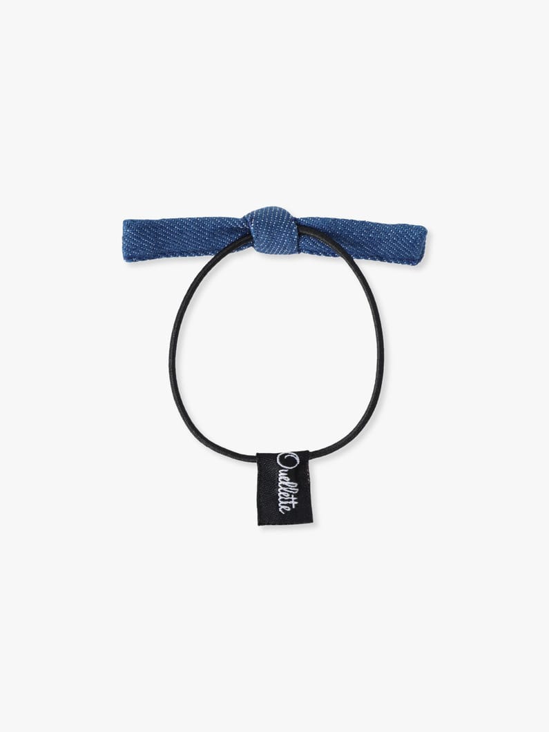 デニム ノット ヘアタイ 詳細画像 blue 1
