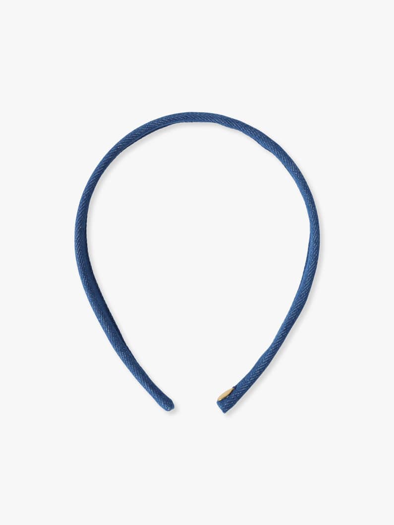 デニム スキニー ヘッドバンド 詳細画像 blue 1